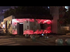 Yüksek çözünürlüklü sihirli ayna LED ekran Elektronik reklam ekranı Anıt binalar için kullanım