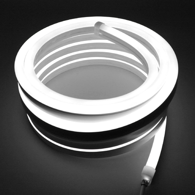 Yuvarlak Başlı Neon Silikon Şerit PVC Neon Flex RGB İp Işığı 10x23mm