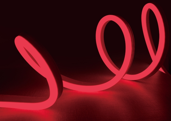 quality IP65 Dışarı Neon Flex RGB 24V 13X25mm Esnek Silikon LED Şerit factory