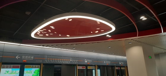 Düzensiz Şekil Tipi LED Halka Çatı Işıkları 260W Daire LED Asma Işığı